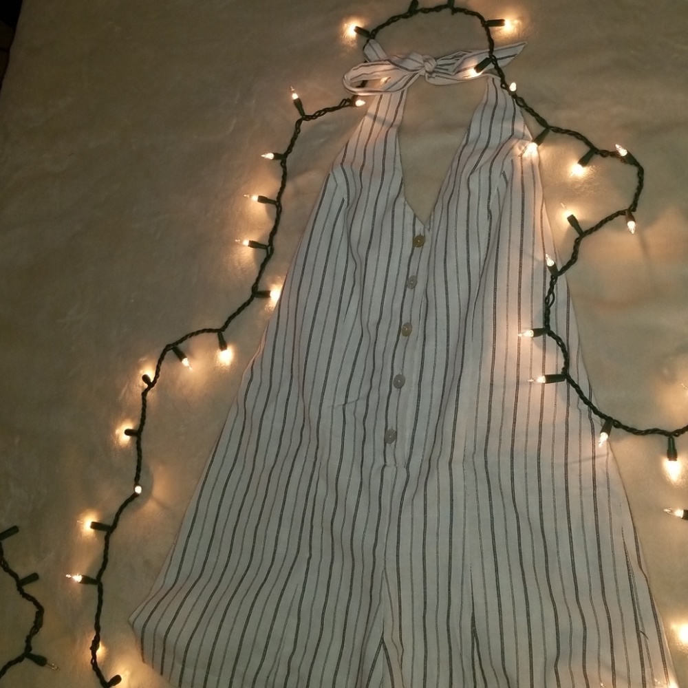 Shop Gracie USA Halter Top Romper